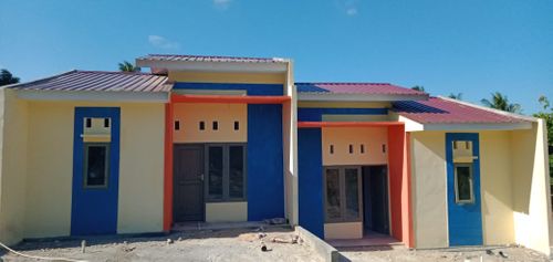 foto tampak rumah tipe 36/72 perumahan Griya utama residence
