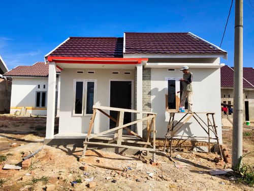 foto tampak rumah tipe Subsidi  perumahan GMC 4