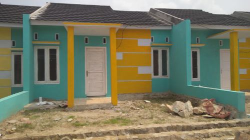 foto tampak rumah tipe Atlantic perumahan PANE RESIDENCE 99