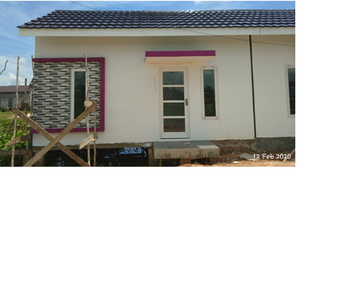 foto tampak rumah tipe 30 / 60  perumahan depadis Regency
