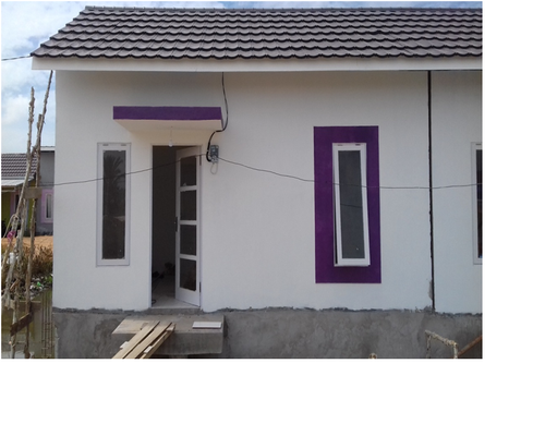 foto tampak rumah tipe 21 / 60 perumahan depadis Regency