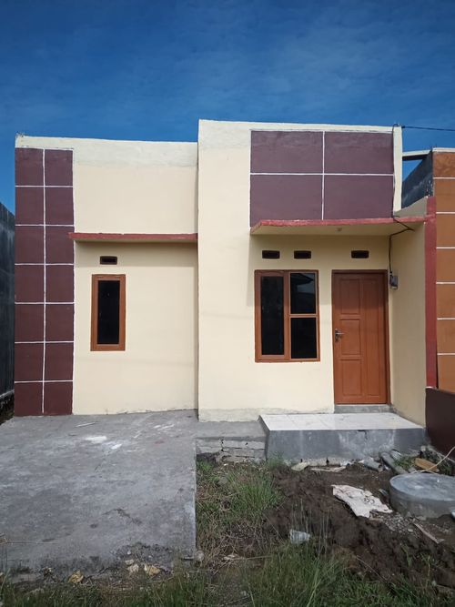 foto tampak rumah tipe 36/84 perumahan Pamulang Residence