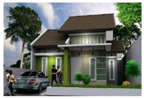 foto tampak rumah tipe 50 perumahan SAFIRA RESIDENCE