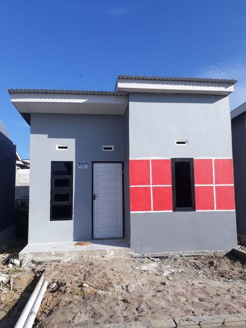 foto tampak rumah tipe 36/84 perumahan Pamulang Residence