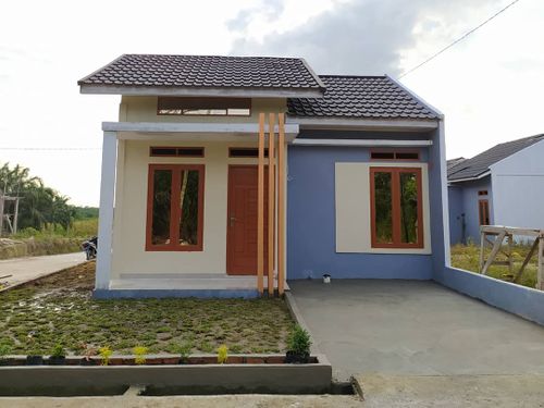 foto tampak rumah tipe 36/108 perumahan Suba Permai Indah II