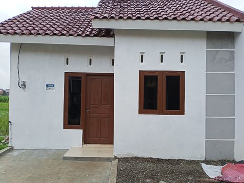 foto tampak rumah tipe 28 perumahan Ndalem Kawitan 2