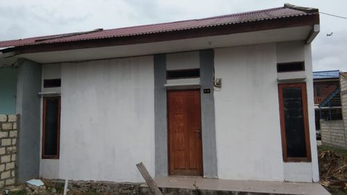 foto tampak rumah tipe 36 M2 perumahan DOYO ANUGERAH REGENCY
