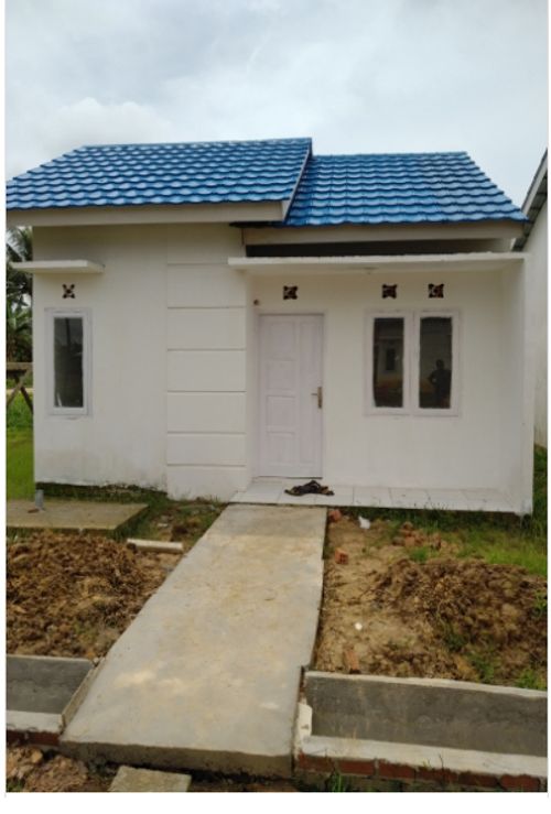 foto tampak rumah tipe 36 perumahan Rimba Mulya Permai
