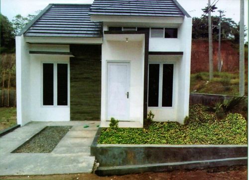 foto tampak rumah tipe 36 / 144 perumahan Palima Indah Residence
