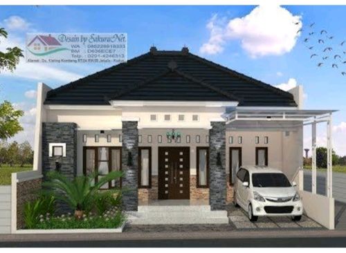foto tampak rumah tipe 60 perumahan SAFIRA RESIDENCE