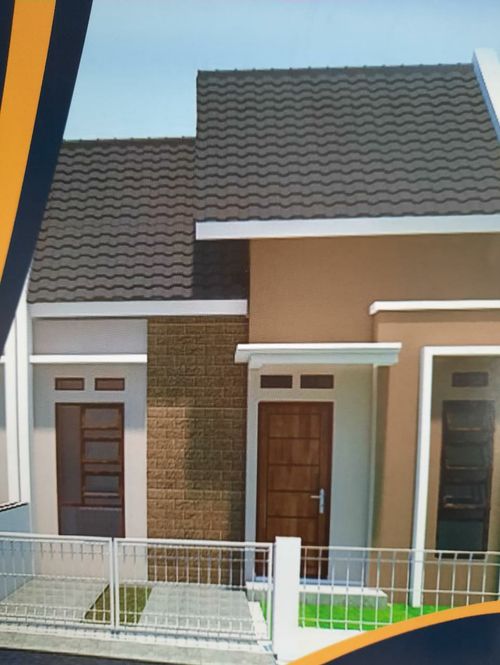 foto tampak rumah tipe 36/72 perumahan GREEN NEW RESIDENCE