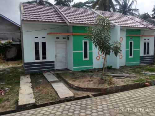 foto tampak rumah tipe 36 perumahan Kampoeng Sejati Kasang Pudak 1
