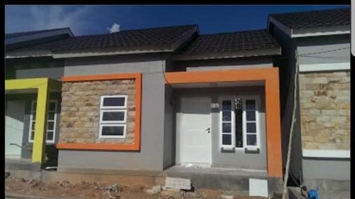 foto tampak rumah tipe 36 perumahan depadis Regency