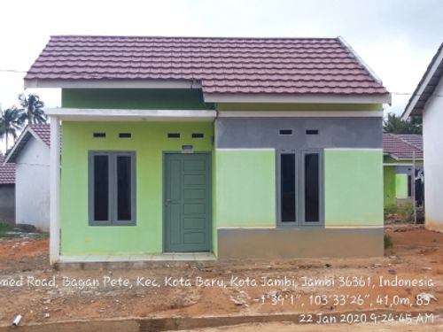 foto tampak rumah tipe RSH 36 perumahan ANNISA ASRI 3 Tahap 3