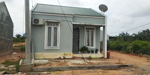 foto tampak rumah tipe 36 perumahan Green Athaya Permai