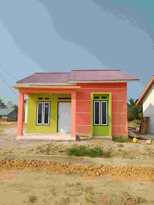 foto tampak rumah tipe 36/120 perumahan The Mose Residence