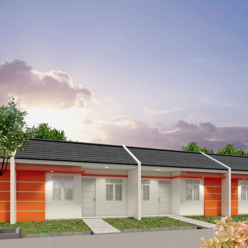 foto tampak rumah tipe CELOSIA PLUS perumahan BATARA PARKVIEW