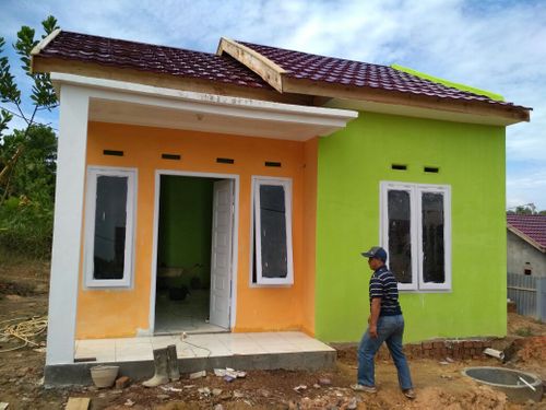 foto tampak rumah tipe 36 perumahan MAWAR ASRI