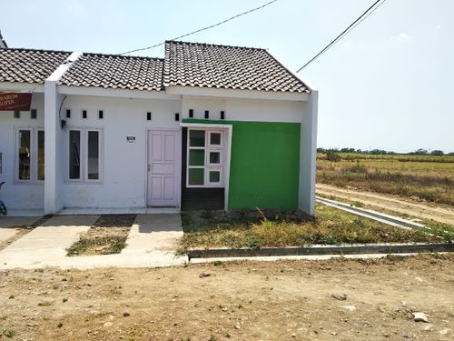 foto tampak rumah tipe Subsidi 2 36/66 perumahan Telaga Cempaka Permai