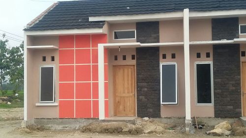 foto tampak rumah tipe 36B perumahan MANDARA VILLAGE