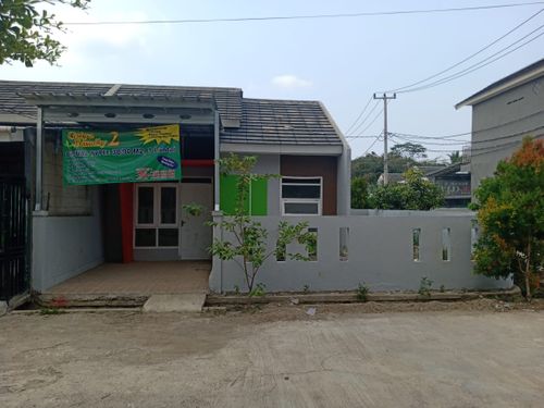 foto tampak rumah tipe 36/110 perumahan Griya Family 2 Cileungsi 