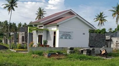 foto tampak rumah tipe 36 perumahan Graha Permata Gosoma