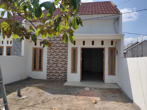 foto tampak rumah tipe 45 perumahan MANDARA VILLAGE