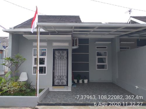 foto tampak rumah tipe 36/66 perumahan GARUDA MAS RESIDENCE