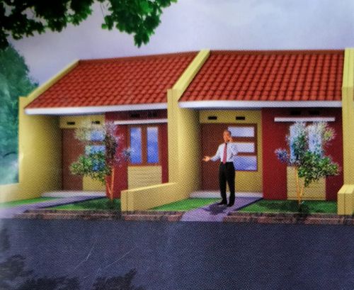 foto tampak rumah tipe 24/60 perumahan Kondang Regency