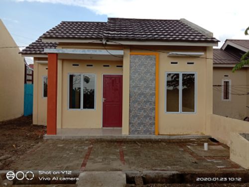 foto tampak rumah tipe RSH 36 perumahan griya setia permai