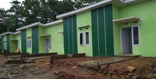 foto tampak rumah tipe 30/72 perumahan Green Shabiyan Residence