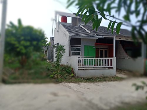 foto tampak rumah tipe 36/140 perumahan Griya Family 2 Cileungsi 