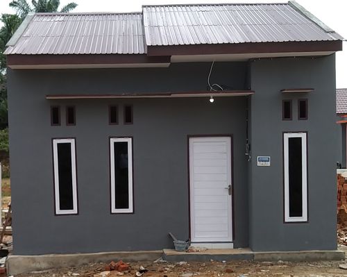 foto tampak rumah tipe 36 perumahan BAYU MAUREL