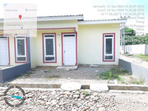 foto tampak rumah tipe 36/66 perumahan Green Hidayat Residence 2