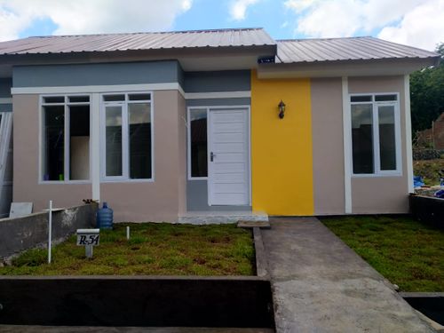 foto tampak rumah tipe Tahap 4 ukuran 34 perumahan Griya Darussalam Resort