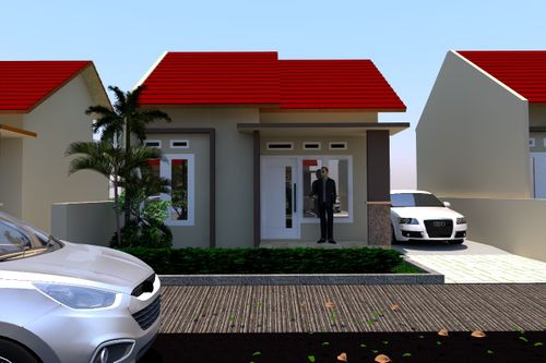 foto tampak rumah tipe 36 perumahan BPD Barokah 1