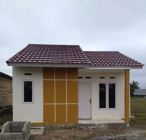 foto tampak rumah tipe  36/90 perumahan Griya Cendana Asri