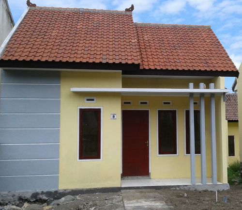 foto tampak rumah tipe RST 29/96 PLUS perumahan Perumnas Besang Asri Residence