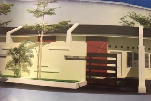 foto tampak rumah tipe 27 148jt perumahan LANTANA GARDEN