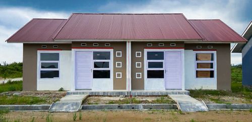 foto tampak rumah tipe 36/84 perumahan GRIYA AGUNG SEJAHTERA