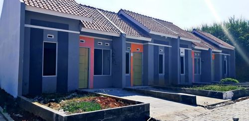 foto tampak rumah tipe 27 perumahan GRAHA PANCA MUSTIKHA MAYONG
