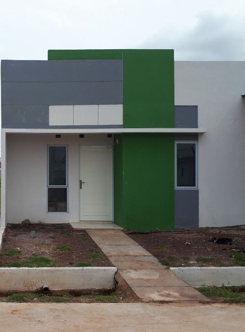 foto tampak rumah tipe 28/66 (Standart) perumahan PUTRA JAYA RESIDENCE CLUSTER G