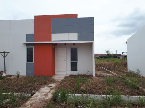 foto tampak rumah tipe 28/96 (Hook) perumahan PUTRA JAYA RESIDENCE CLUSTER G