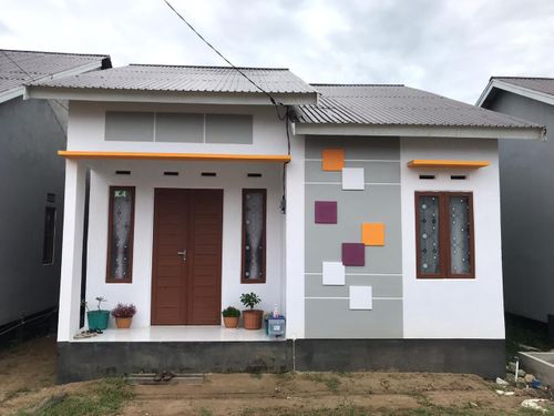 foto tampak rumah tipe 36 perumahan GREEN REGENCY 2