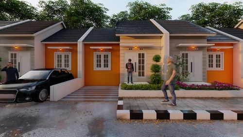 foto tampak rumah tipe 30 perumahan Perumahan Griya Sanggrahan
