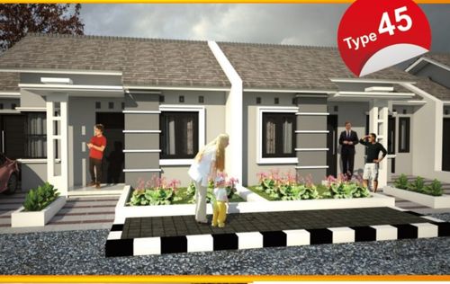 foto tampak rumah tipe 45 perumahan Perumahan Griya Sanggrahan