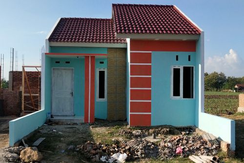 foto tampak rumah tipe 30 / 60 perumahan perumahan intan raya 