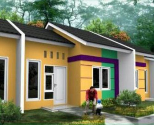 foto tampak rumah tipe 27/60 perumahan GRIYA ZAHRA
