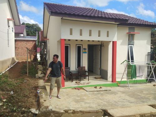 foto tampak rumah tipe Merry perumahan Perumahan Griya Karet Indah Lestari