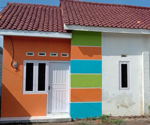 foto tampak rumah tipe 30 perumahan Dampyak Permai Raya